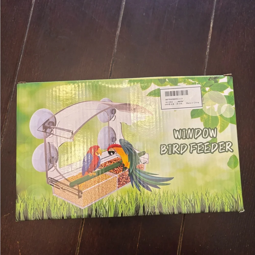 Window bird feeder Nature Box gift animal clear holiday party room learning farm